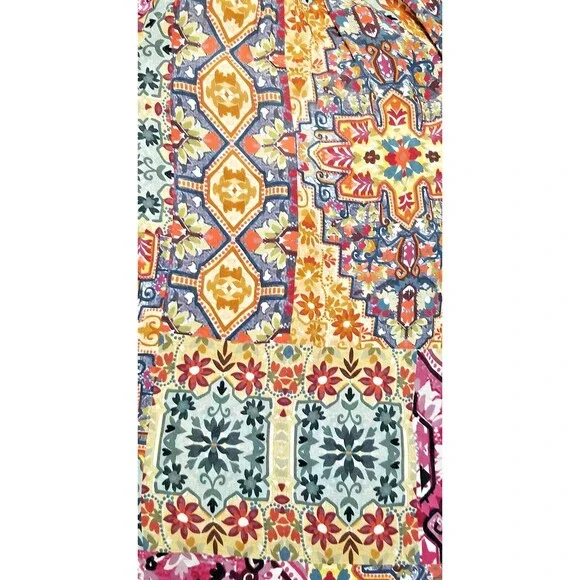 KACHEL X ANTHROPOLOGIE Ambrosia Peasant Blouse Sz 2 Multicolor Pullover Boho - Picture 5 of 9